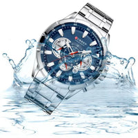 CURREN 8363 Plata Azul