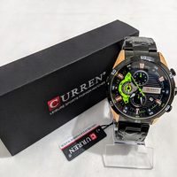 Curren 8402 Negro Dorado