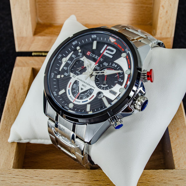 CURREN 8395 PLATEADO