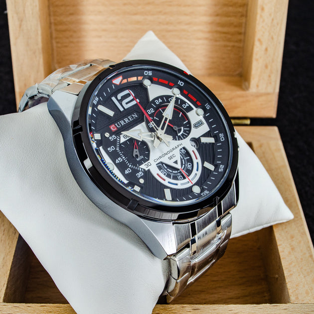 CURREN 8395 PLATEADO