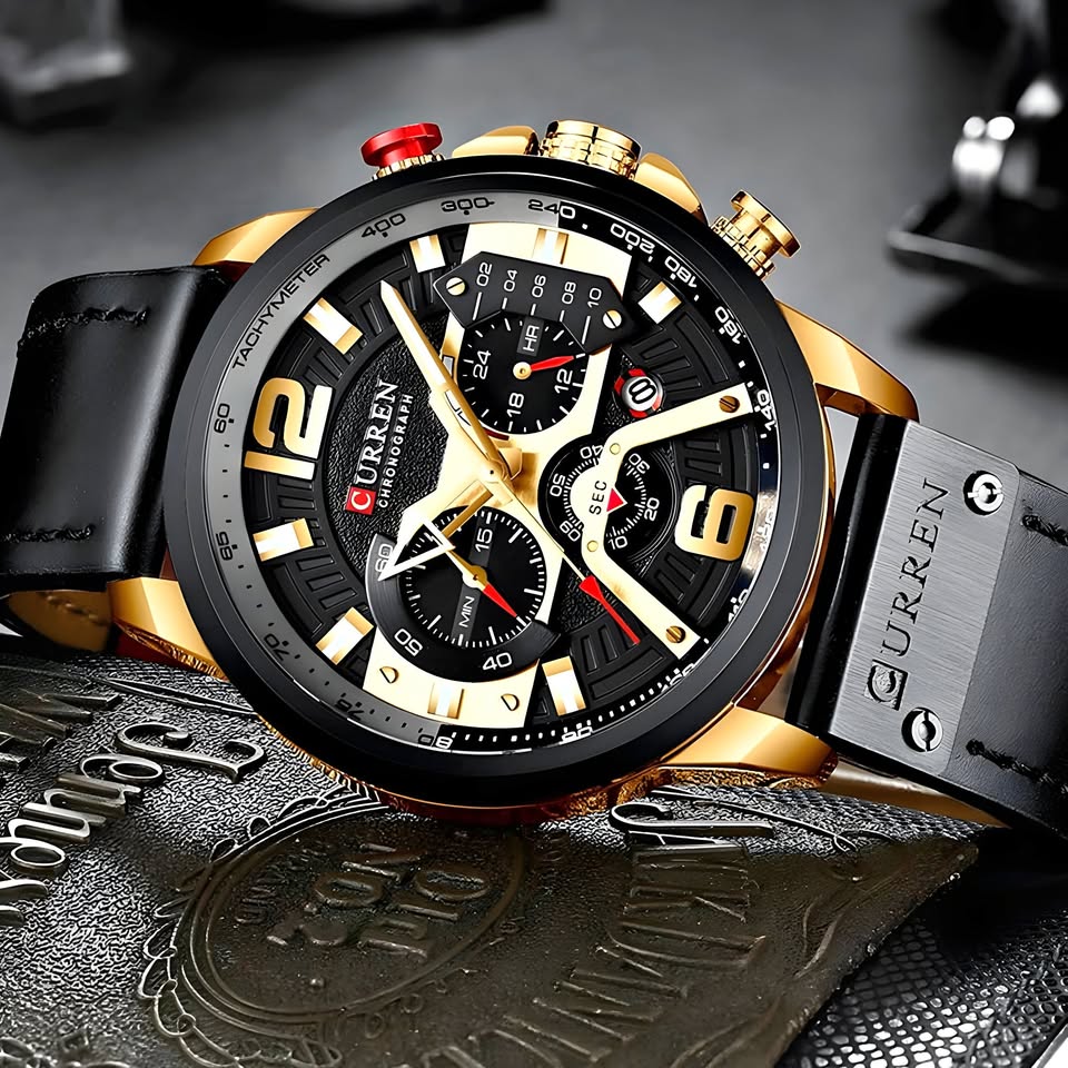 CURREN 8329 NEGRO DORADO