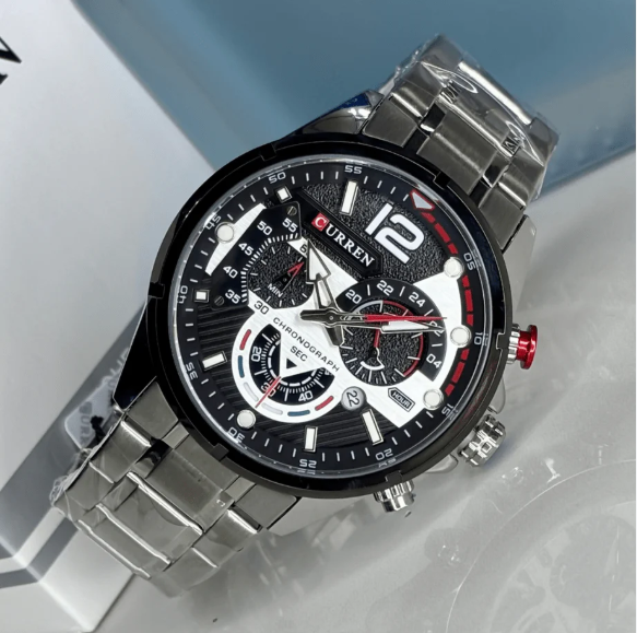 CURREN 8395 PLATEADO