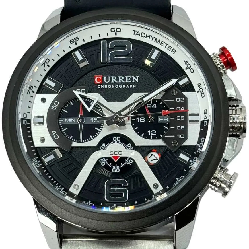 CURREN 8329 NEGRO PLATEADO