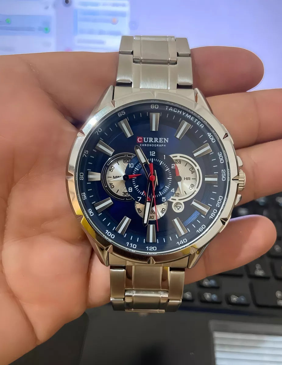 CURREN 8363 Plata Azul