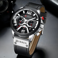 CURREN 8329 NEGRO PLATEADO