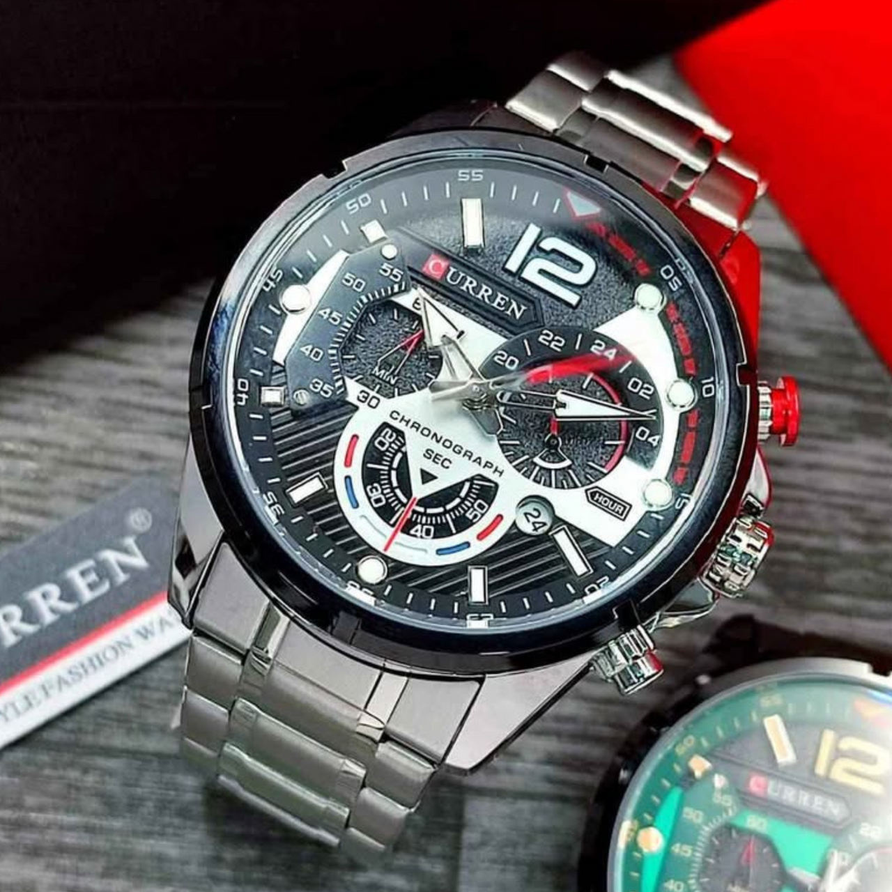 CURREN 8395 PLATEADO