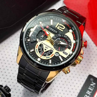 CURREN 8395 NEGRO DORADO
