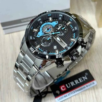 Curren 8402 plateado