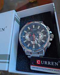 CURREN 8363 Plata Azul
