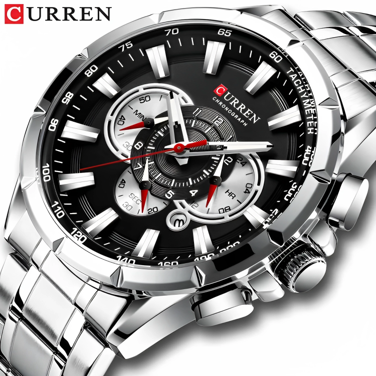 CURREN 8363 PLATA/NEGRO