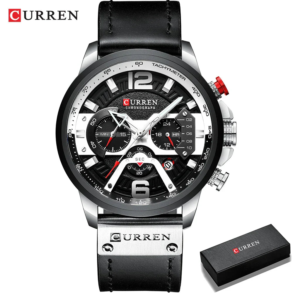 CURREN 8329 NEGRO PLATEADO