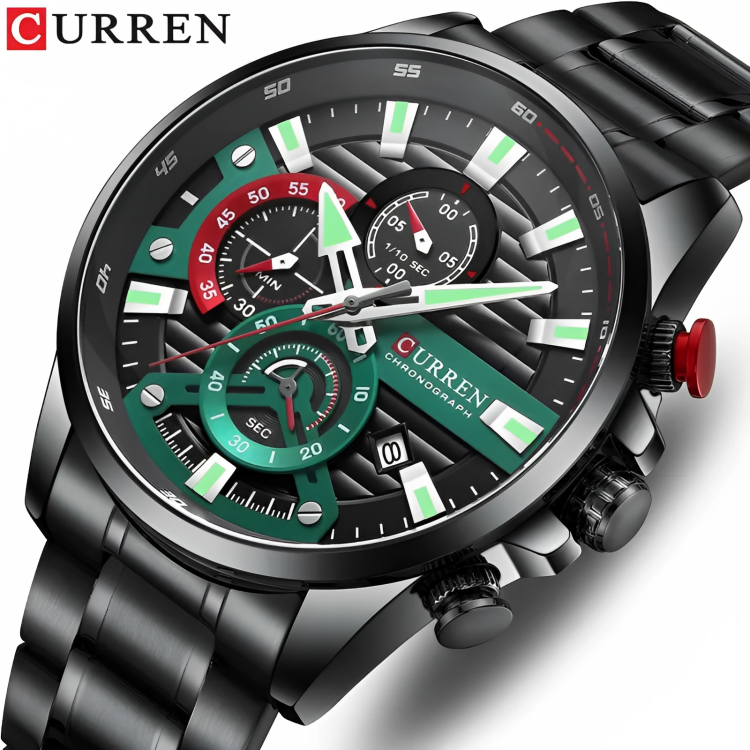 CURREN 8415 NEGRO/VERDE