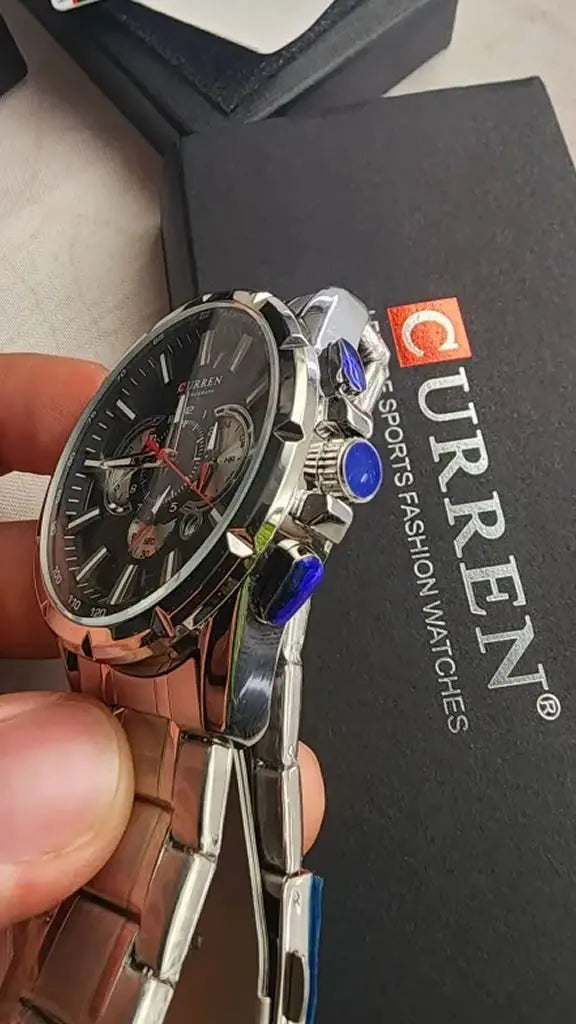 CURREN 8363 Plata Azul