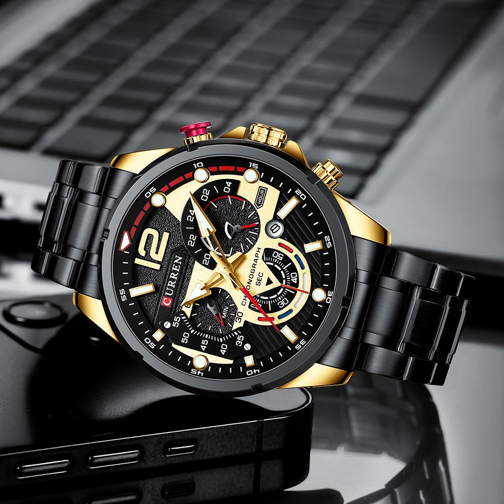 CURREN 8395 NEGRO DORADO