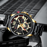 CURREN 8395 NEGRO DORADO
