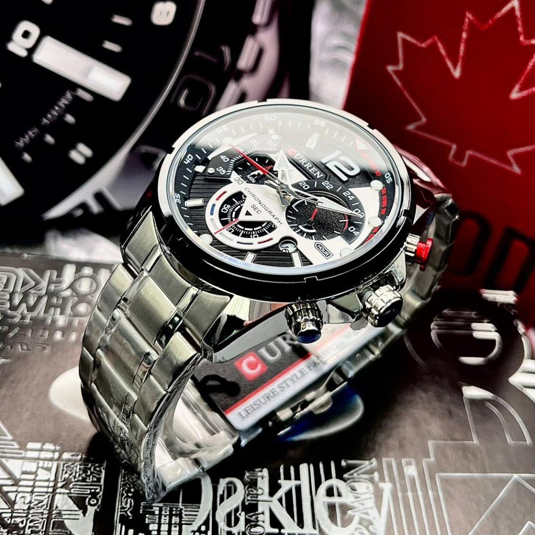 CURREN 8395 PLATEADO