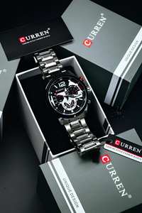 CURREN 8395 PLATEADO