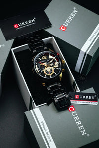 CURREN 8395 NEGRO DORADO