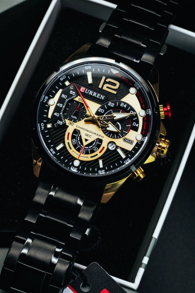 CURREN 8395 NEGRO DORADO